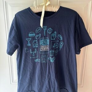 Navy Blue Graphic Tee